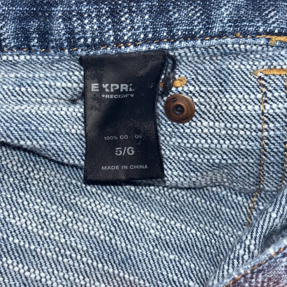 Express Blue Denim Skirt - Size 5/6 - Picture 4 of 8